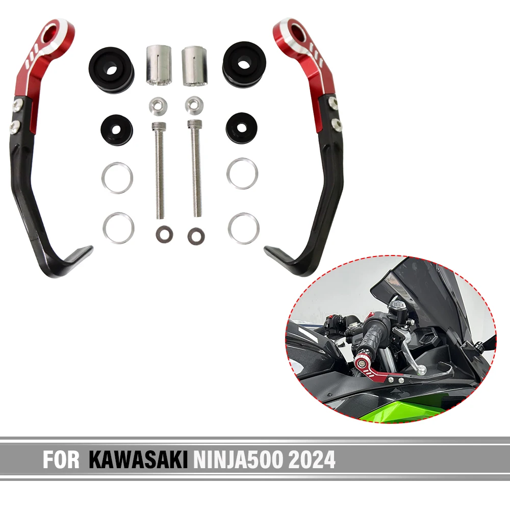 For Kawasaki NINJA500 NINJA500SE 2024 2025 Motorcycle Brake Handle Protects CNC Adjustable Pro Hand Guard