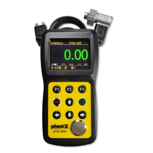 

Phase II UTG-4000 Ultrasonic Thickness Gauges with A & B Scan and Thru Coating Capability