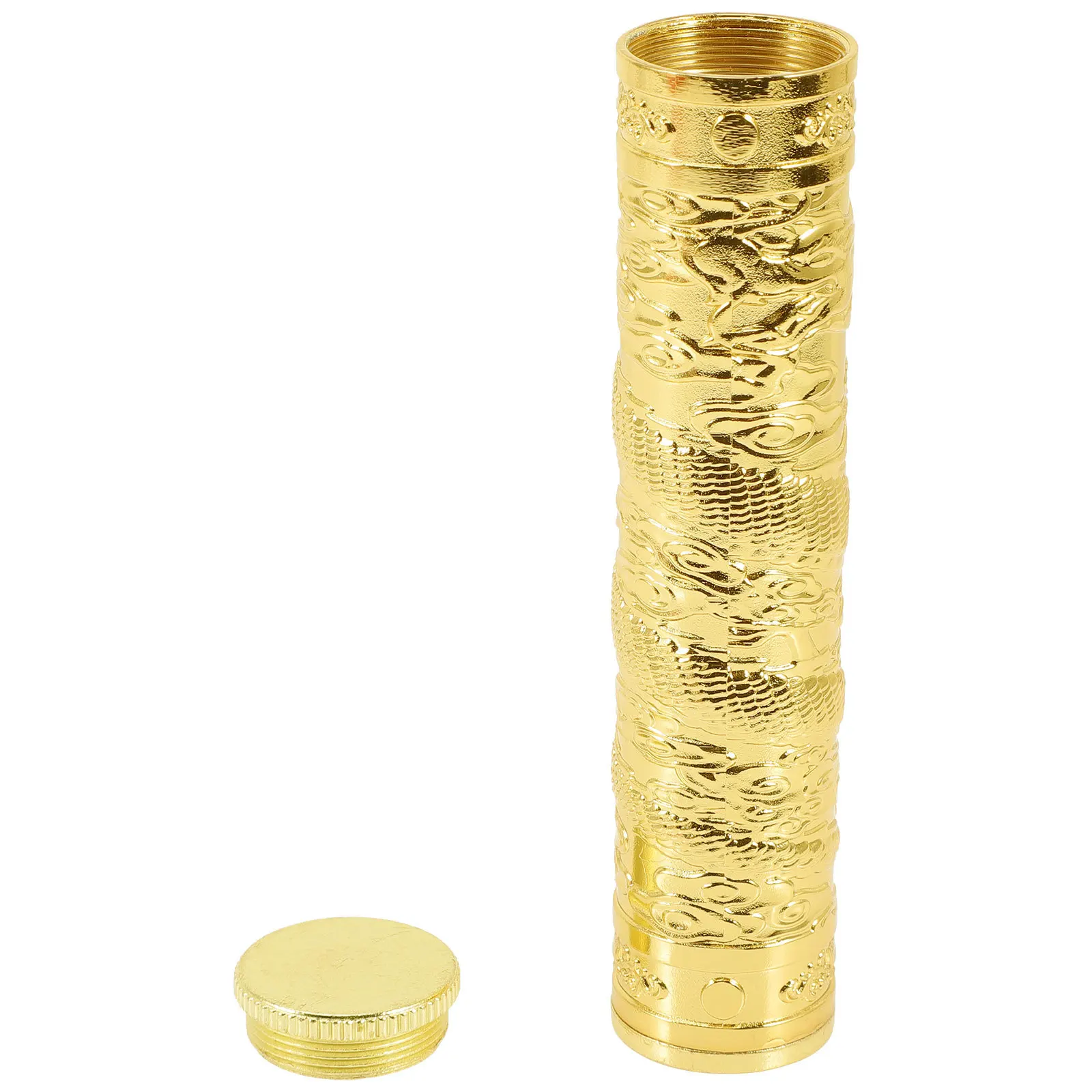 

Portable Metal Incense Tube Elegant Finish Lightweight Stick Container for Home Travel Use Fine Craftsmanship Incense Storage