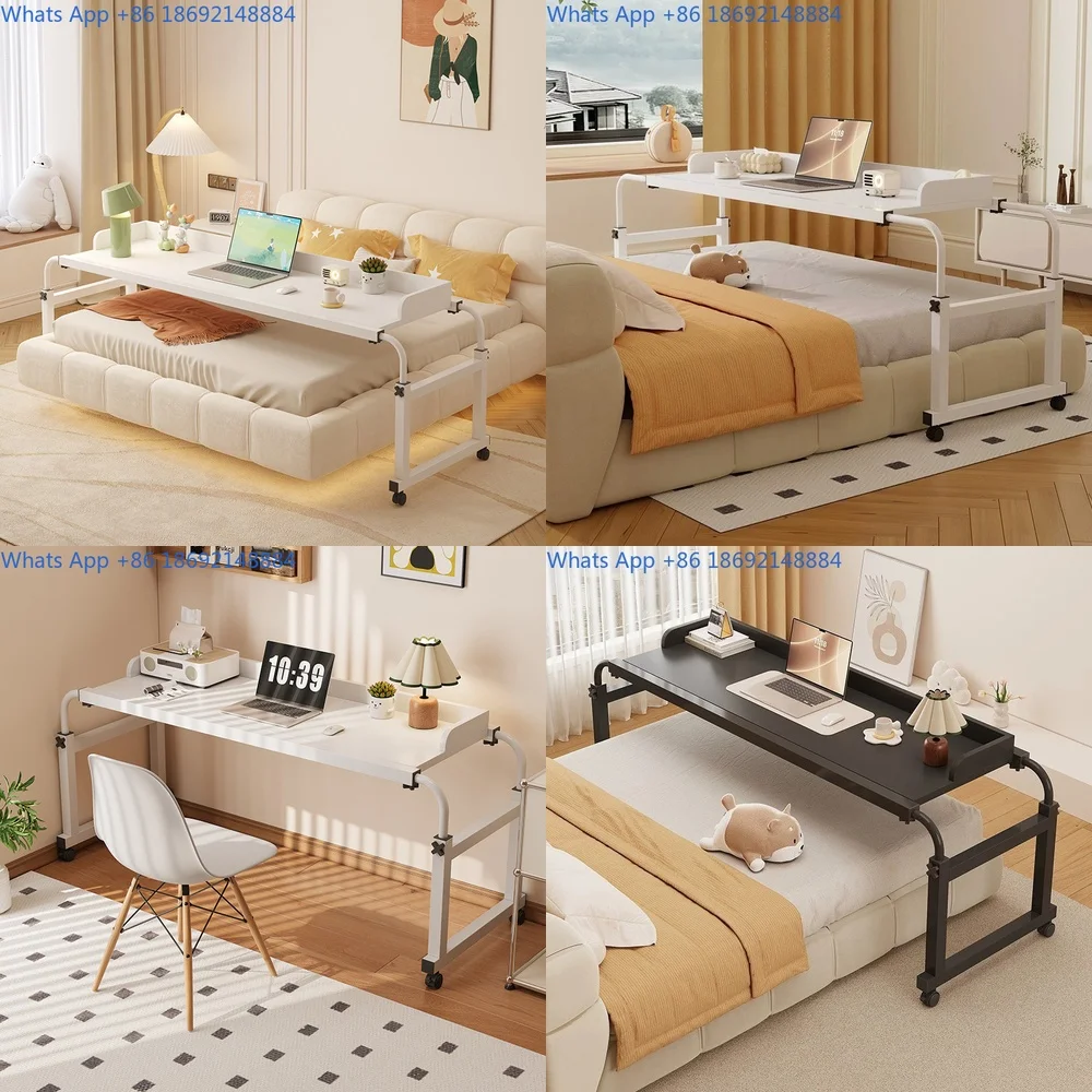 

Adjustable Bed Desk Portable Laptop Table for Bedroom Use Multi Functional Mobile Desk for Work or Study