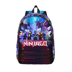 N-Ninjagos Game Anime Backpack for Men Women Cool Student Hiking Travel Daypack Back to School Gift College Canvas Bags Outdoor