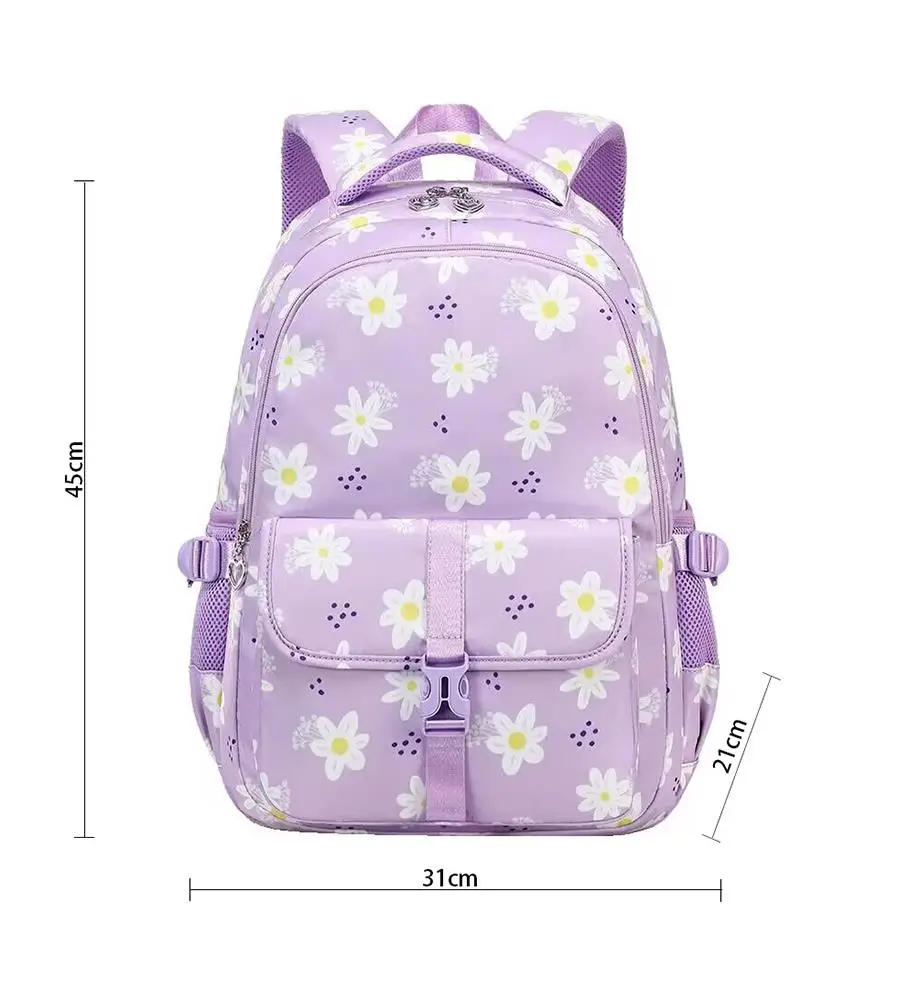 Mickey Minnie Mouse Kids School Bag Backpack Girls Children Kawaii Waterproof Backpacks Teenage Large Capacity Book Bag