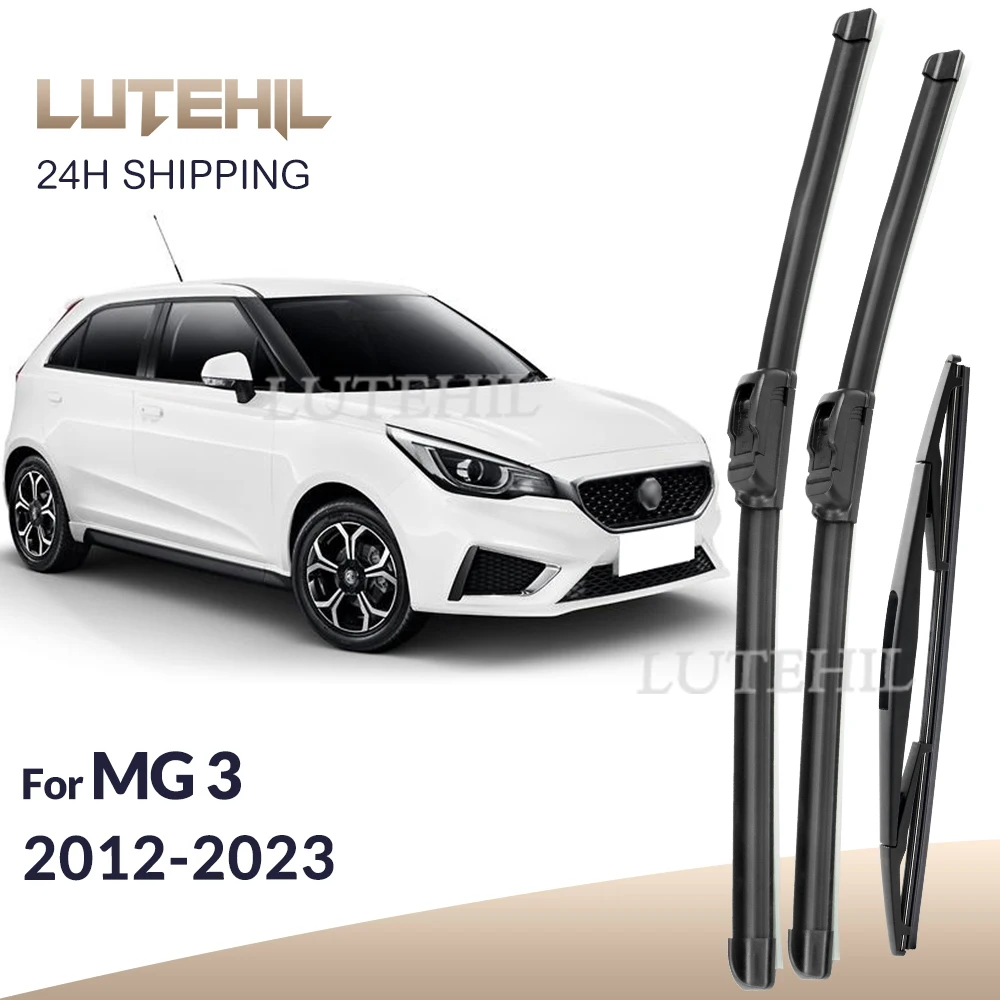 

For MG3 MG 3 2012-2023 2018 2019 2020 2021 2022 Wiper Front & Rear Wiper Blades Windshield Windscreen Window Brushes 22"+22"+12"