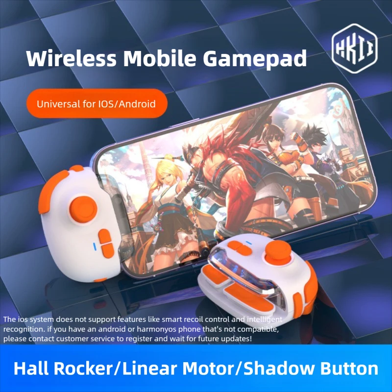 MB03 Bluetooth Game Joystick Controller Wireless One Click Combo Shadow Button Smart Pressure for Phone & Tablet iOS Android