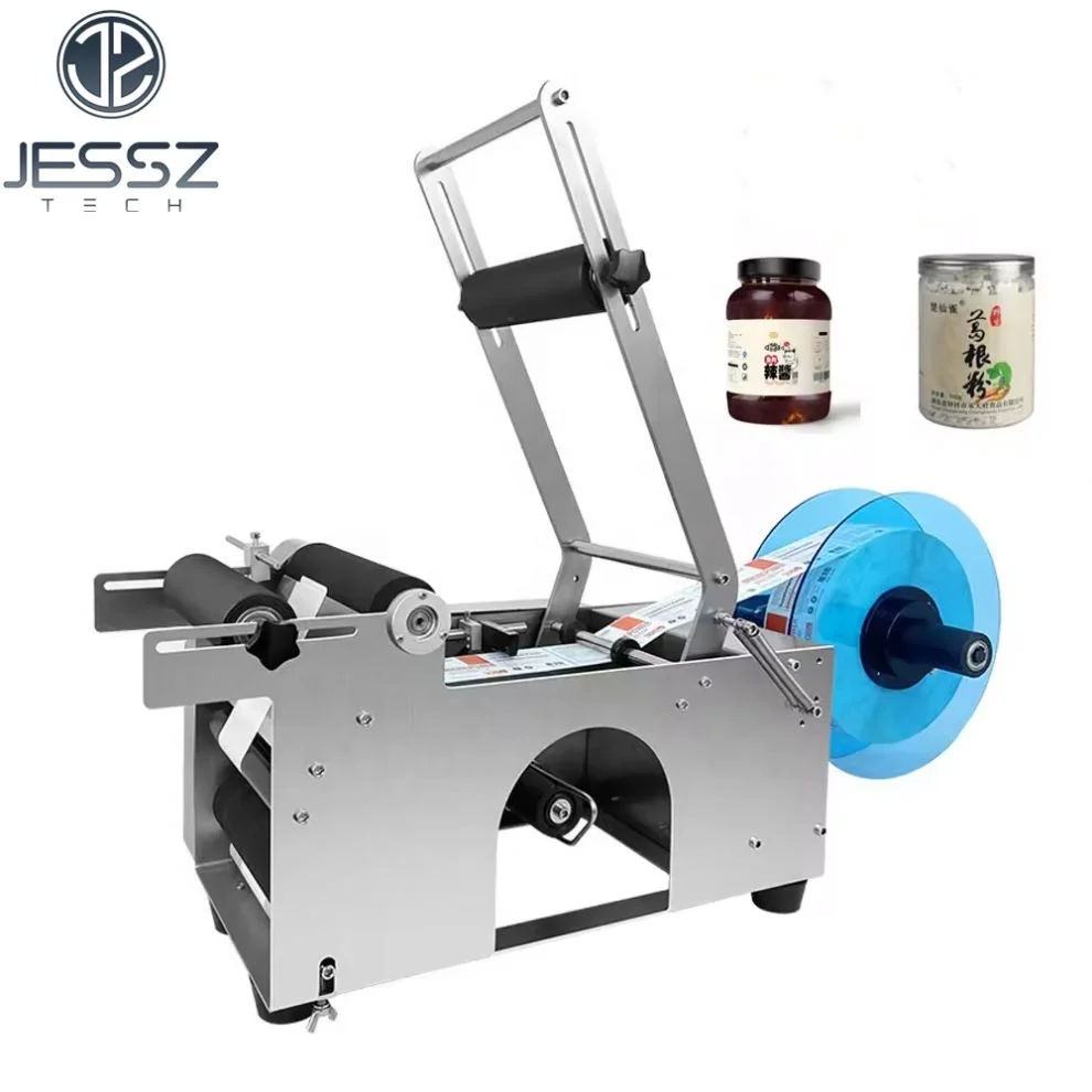 Semi-Automatic Labeling Machine Flat Surface Bottle Sticker Automatic Labeling Sticking Machine