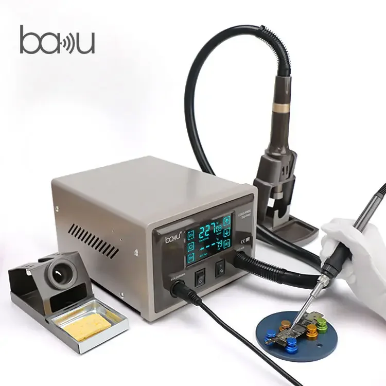 Competitive Price BAKU Ba-9852 Soldering Iron Station Electric Soldering Irons Welding Equipment Soldering Stations Cost