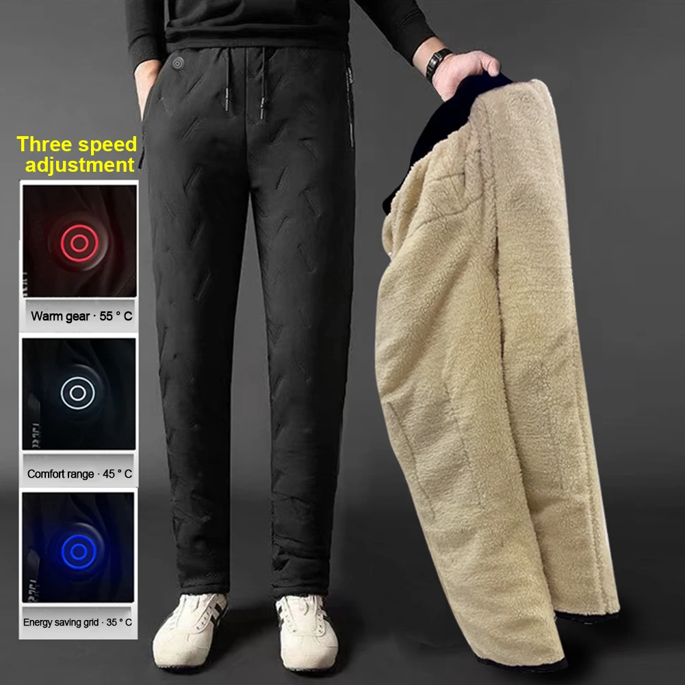 

10 Heating Zone Winter Heated Pants Women Men Heating Trouser Electric Thermal Pants Outdoor Hiking Skiing Hunting Fishing L-6XL