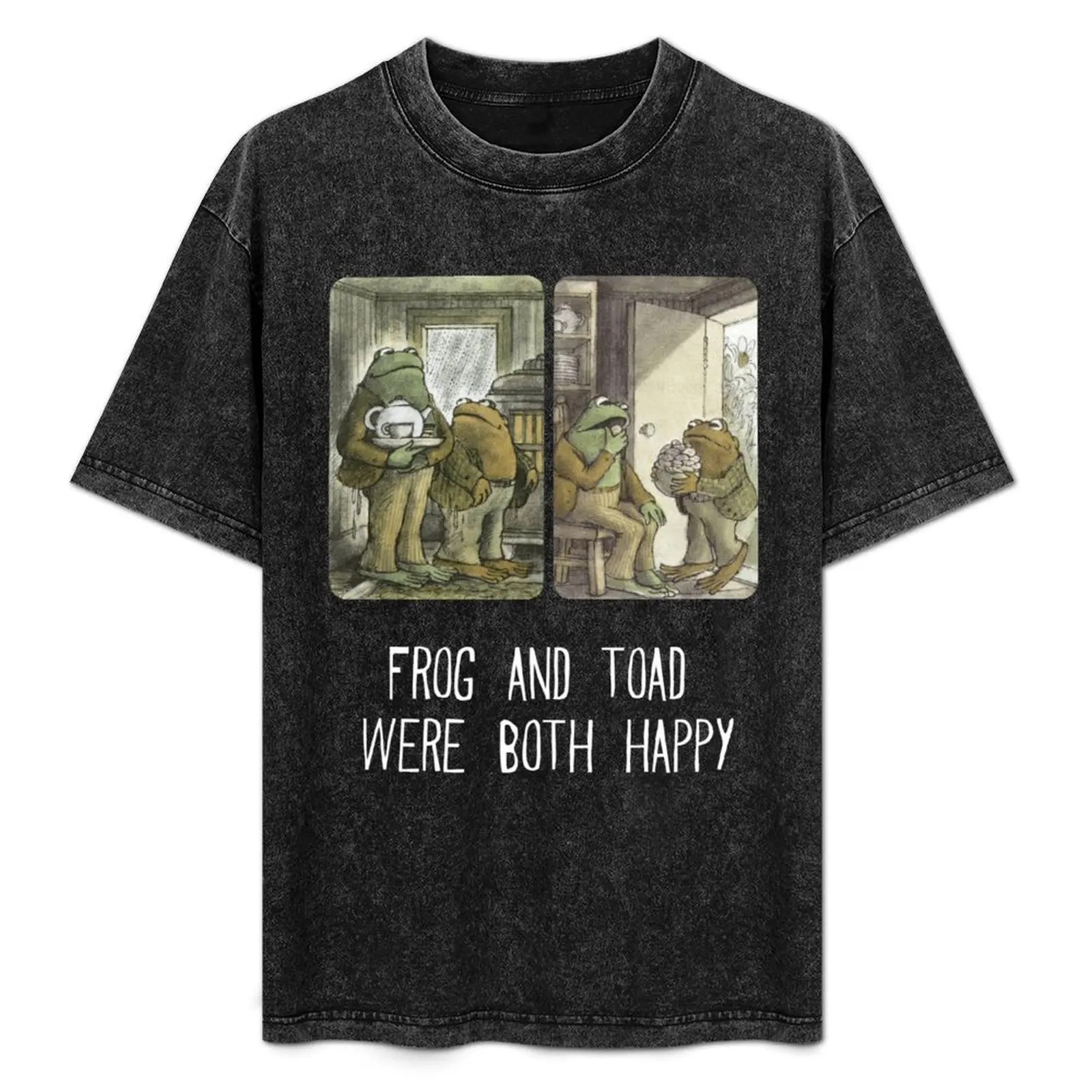 

Frog and Toad Were Both Happy T-Shirt Plus Size Gym Sports T-Shirt