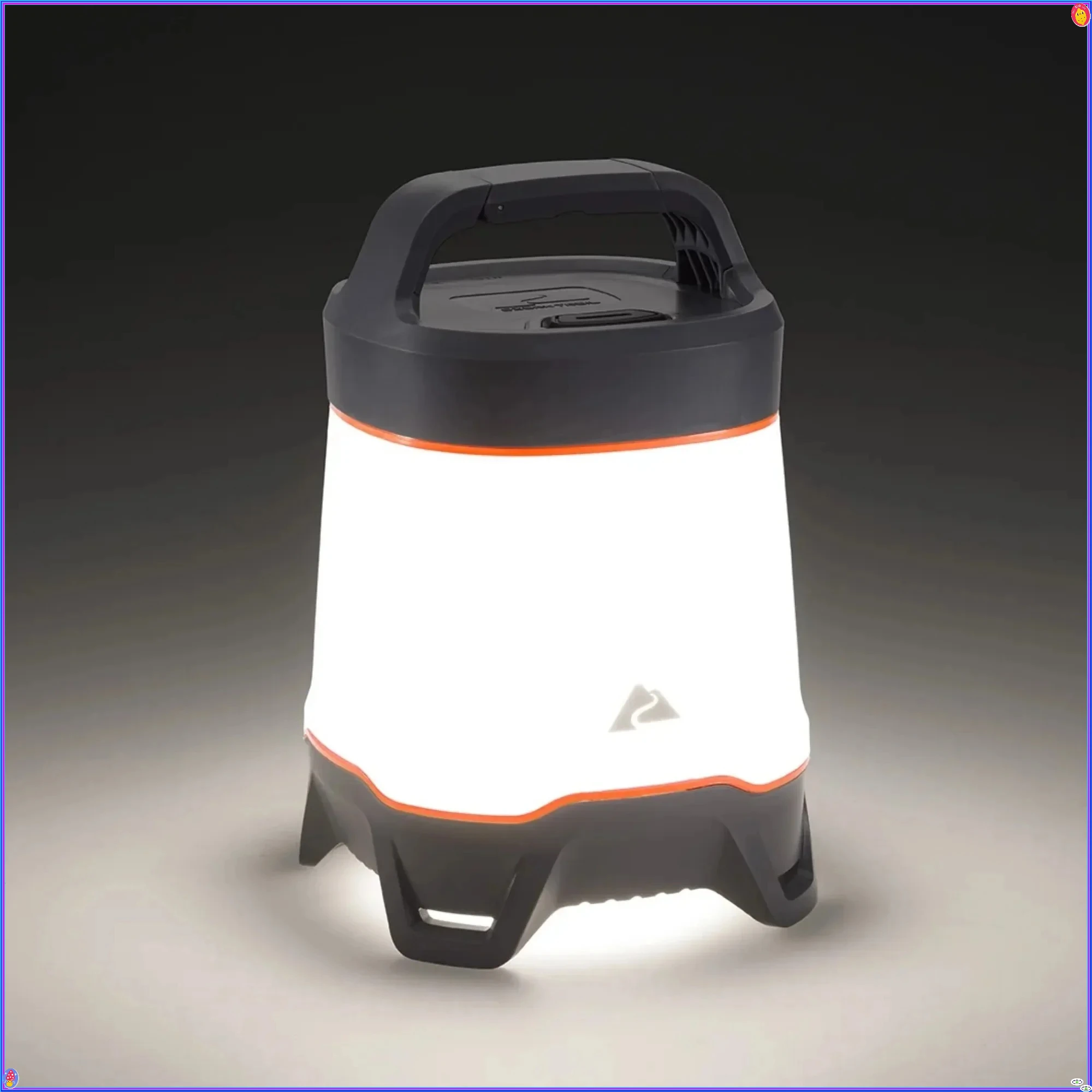 

1000 Lumen LED Camping Lantern, 275H Runtime Orange/Gray, Water-Resistant for Outdoor, Emergency & Power Outages