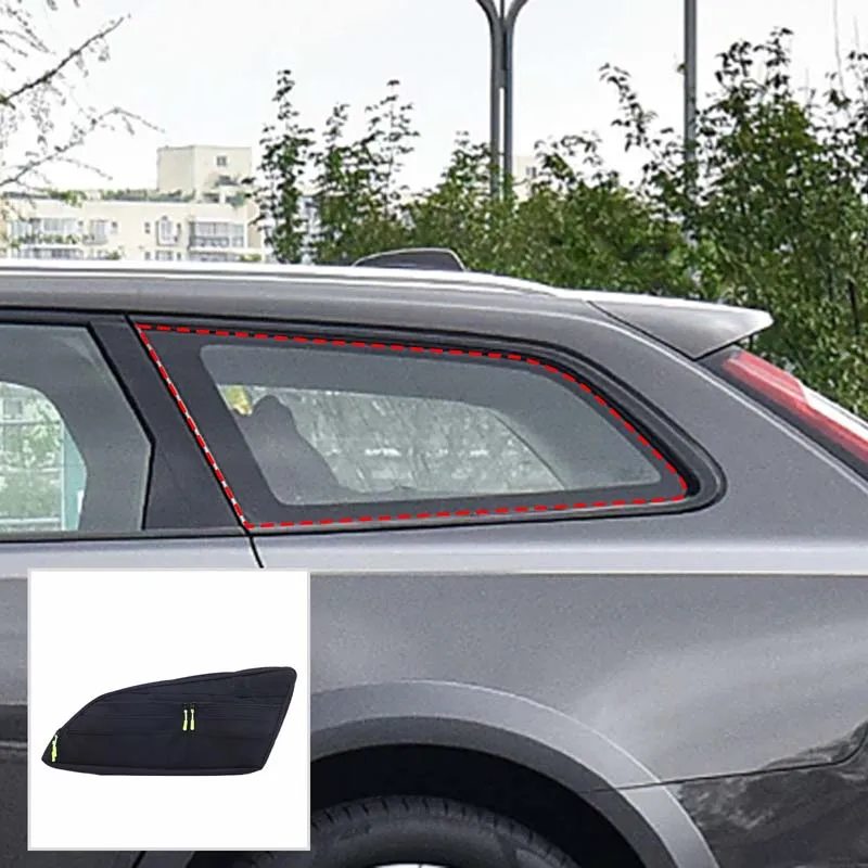 

Oxford Cloth Black For Volvo V90 2016-2024 Car trunk side window tool storage bag car interior modification accessories