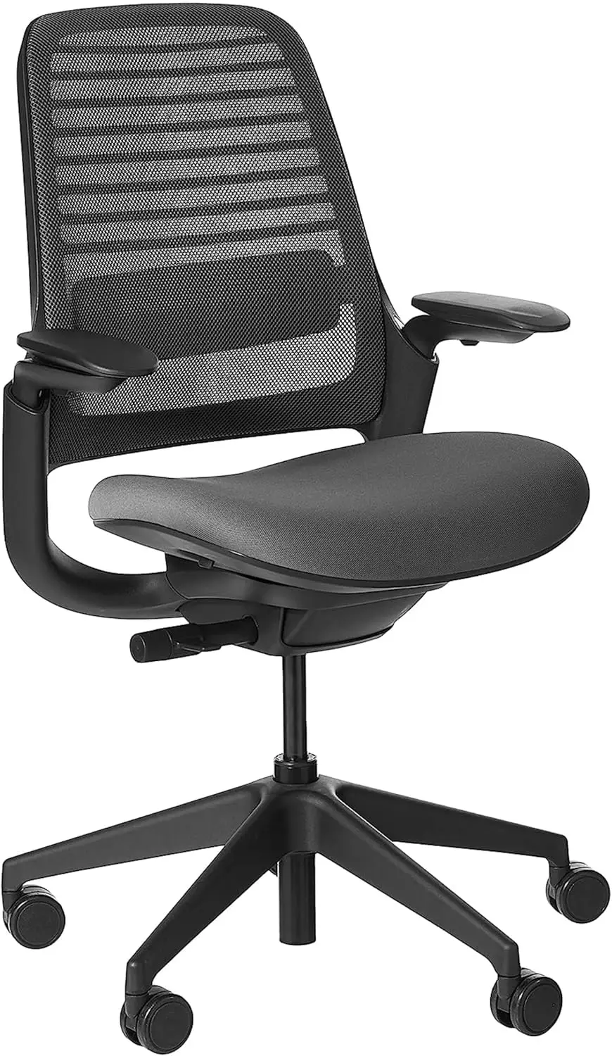 Steelcase Series 1 Office Chair - Ergonomic Work Chair with Wheels for Carpet - Helps Support Productivity - Weight-Activated