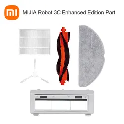 Original XIAOMI MIJIA Robot Vacuum Mop 3C Enhanced Edition Spare Parts Accessories Side Brush Main Brush Main Brush Cover Mop