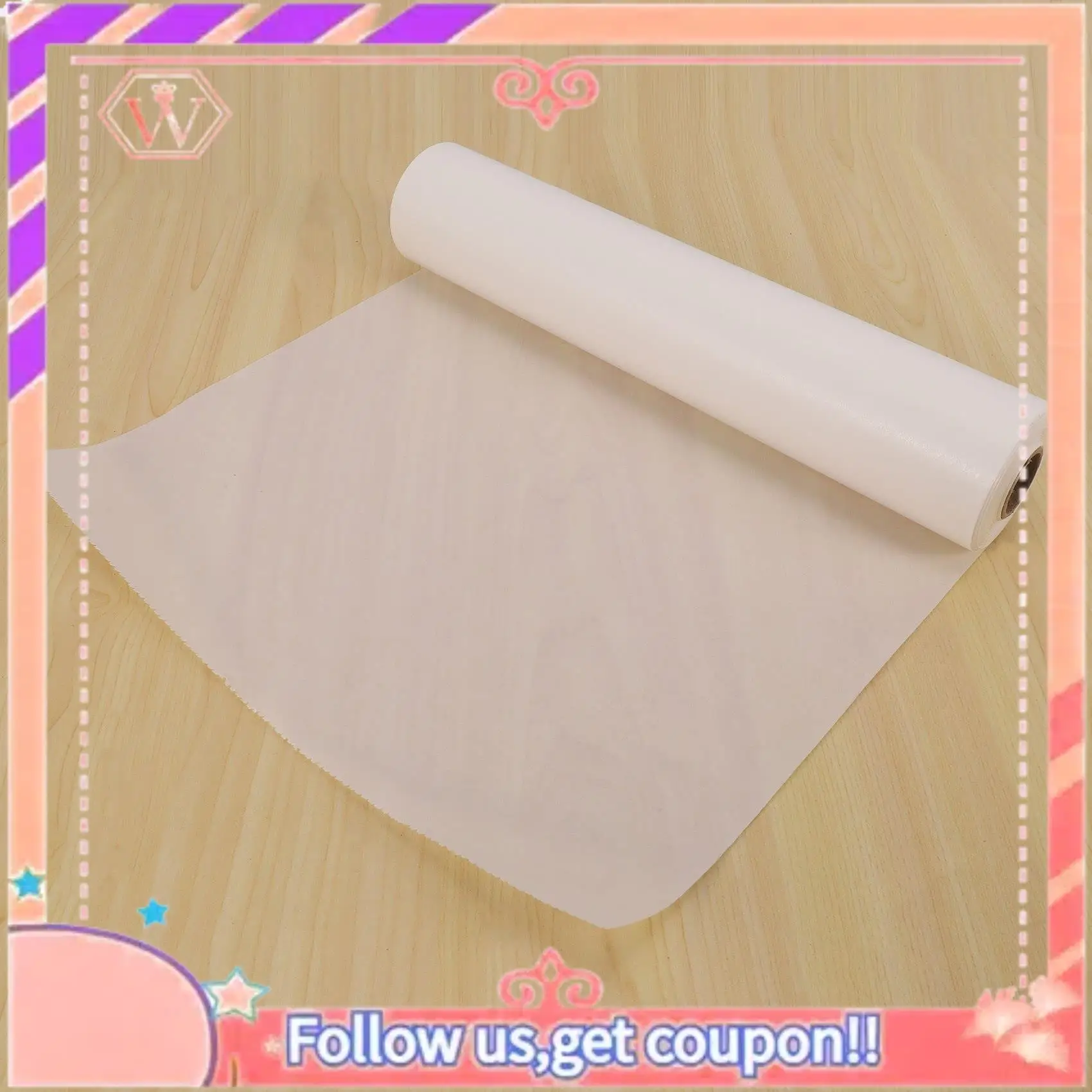 

AT84-Parchment Paper Roll For Baking 12 Inch X 164 Ft Roll,Greaseproof,Non-Stick,Easy To Cut,For Cooking,Roasting