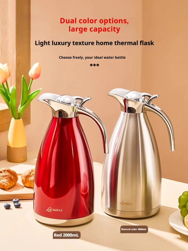 Insulated Pot Household 316 Stainless Steel Warm Water Bottle Large Capacity Hot Water Bottle Premium Warm Water Bottle view 5