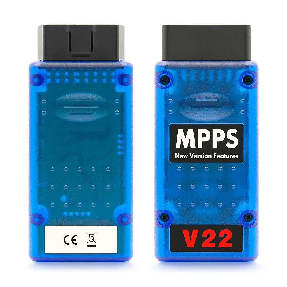 MPPS V22 V18 Chip Tuning Interface Auto OBD 2 OBD2 ECU Tuning For EDC15 EDC16 EDC17 Multi-Language CAN ECU Flasher Remap Cable