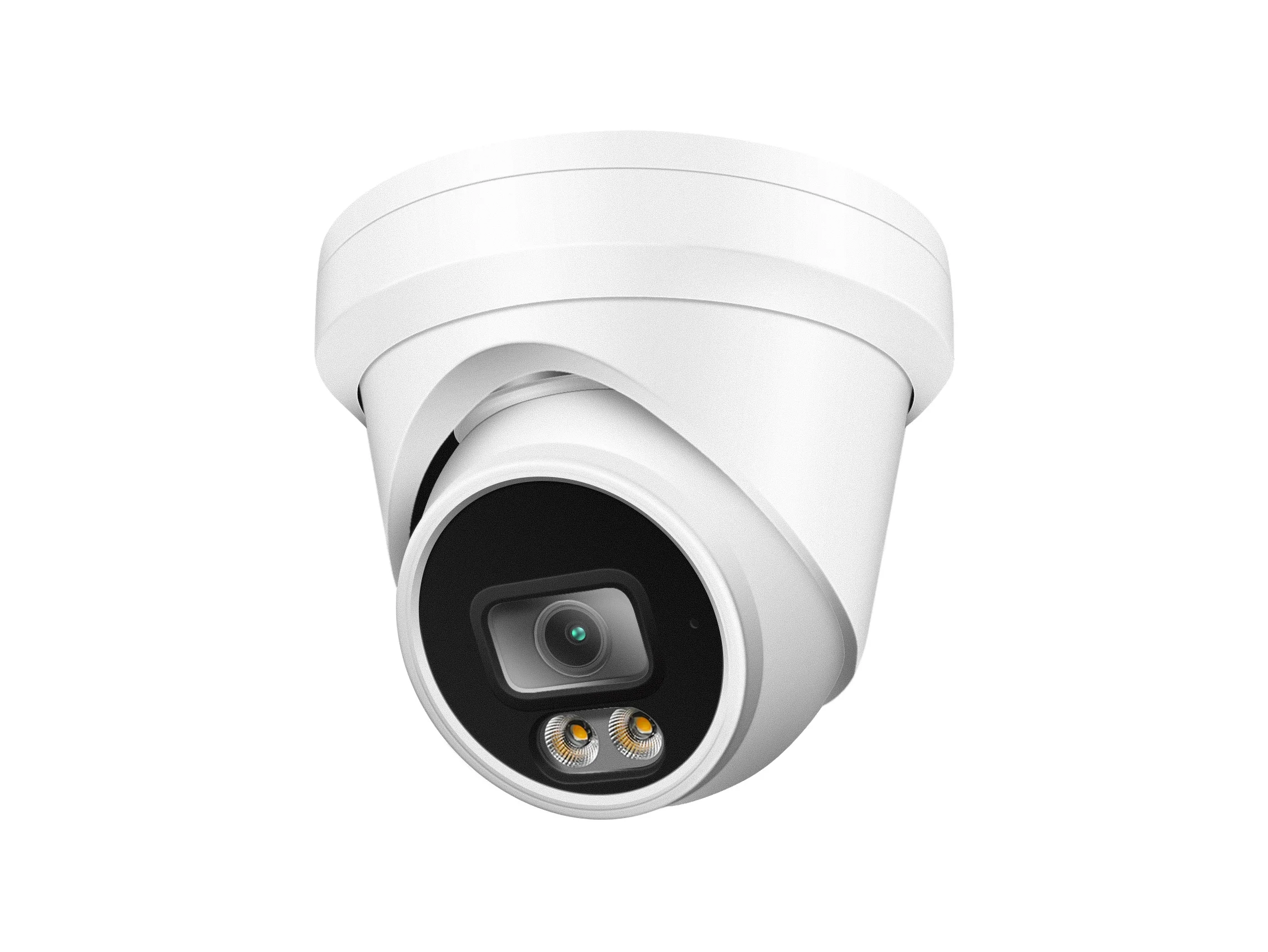 24/7 Color View 4K (8MP) Outdoor Security IP Turret PoE Camera, Human&Vehicle detection, Wide angle 2.8mm, IP67 , MicroSD 512G