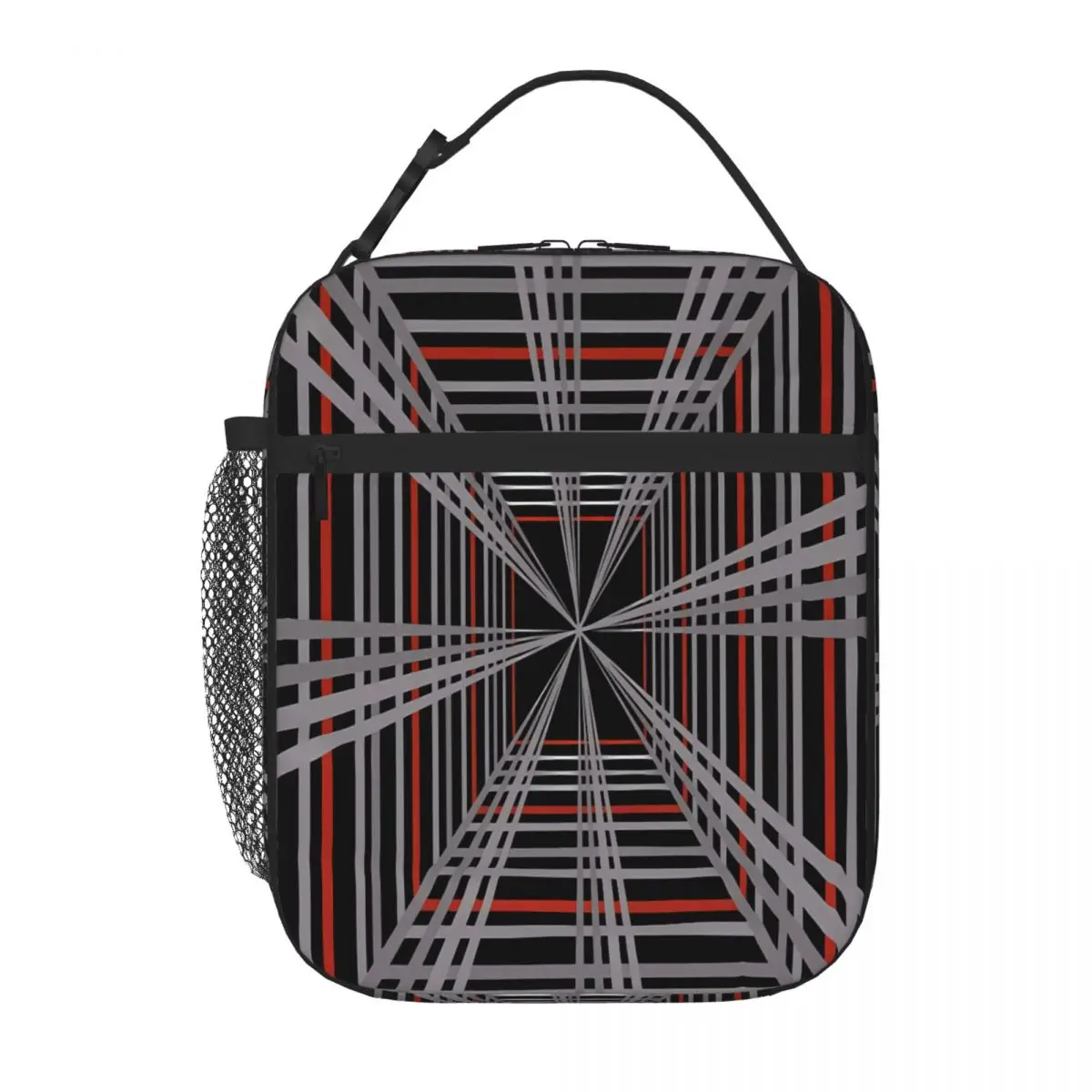 Bestselling Tesla Plaid Mode Low Price Multi Pocket Leakproof Lunch Bag Safari Lunch Nylon Lunch Bag