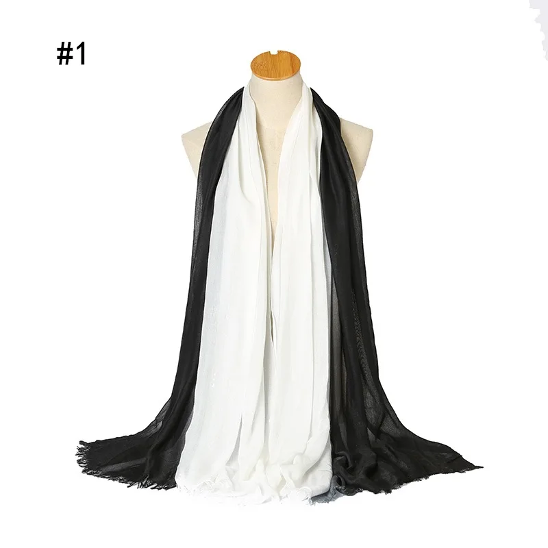 

LAZADANew женский модный шарф из хлопка и льна с градиентом цвета, ручная роспись, шаль большого размера, цельный, дропшиппинг