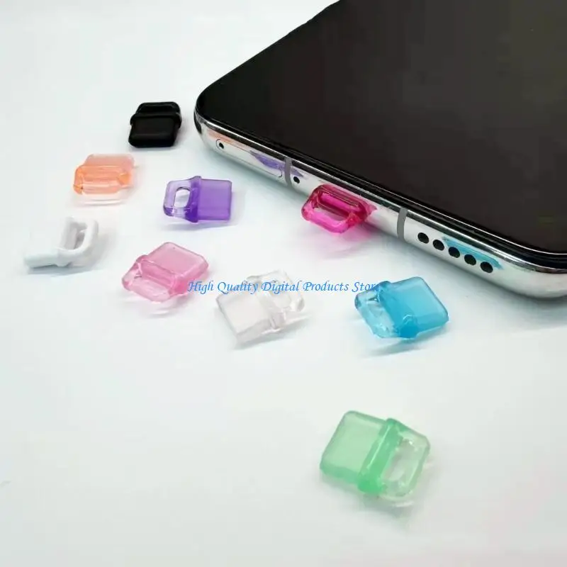 

U2JE Waterproof and Dustproof Type C Charging Port Dust Plug Covers for Devices