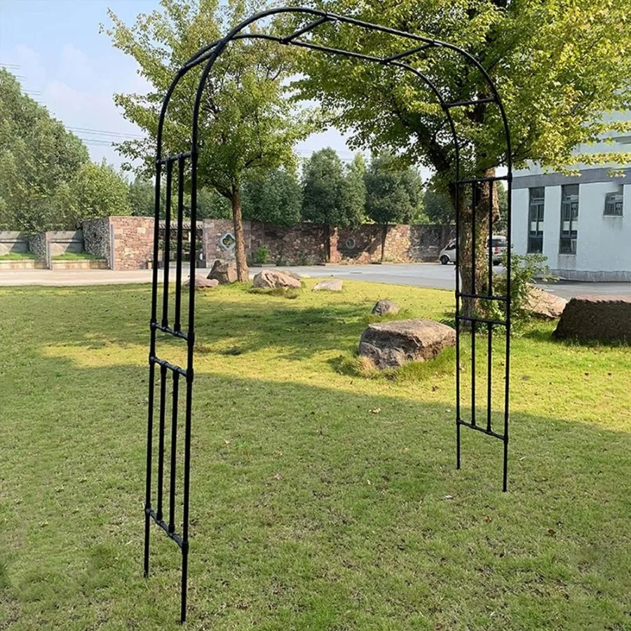 

1PC Outdoor Metal Garden Arch Trellis for Climbing Plants Grape Vine Flower