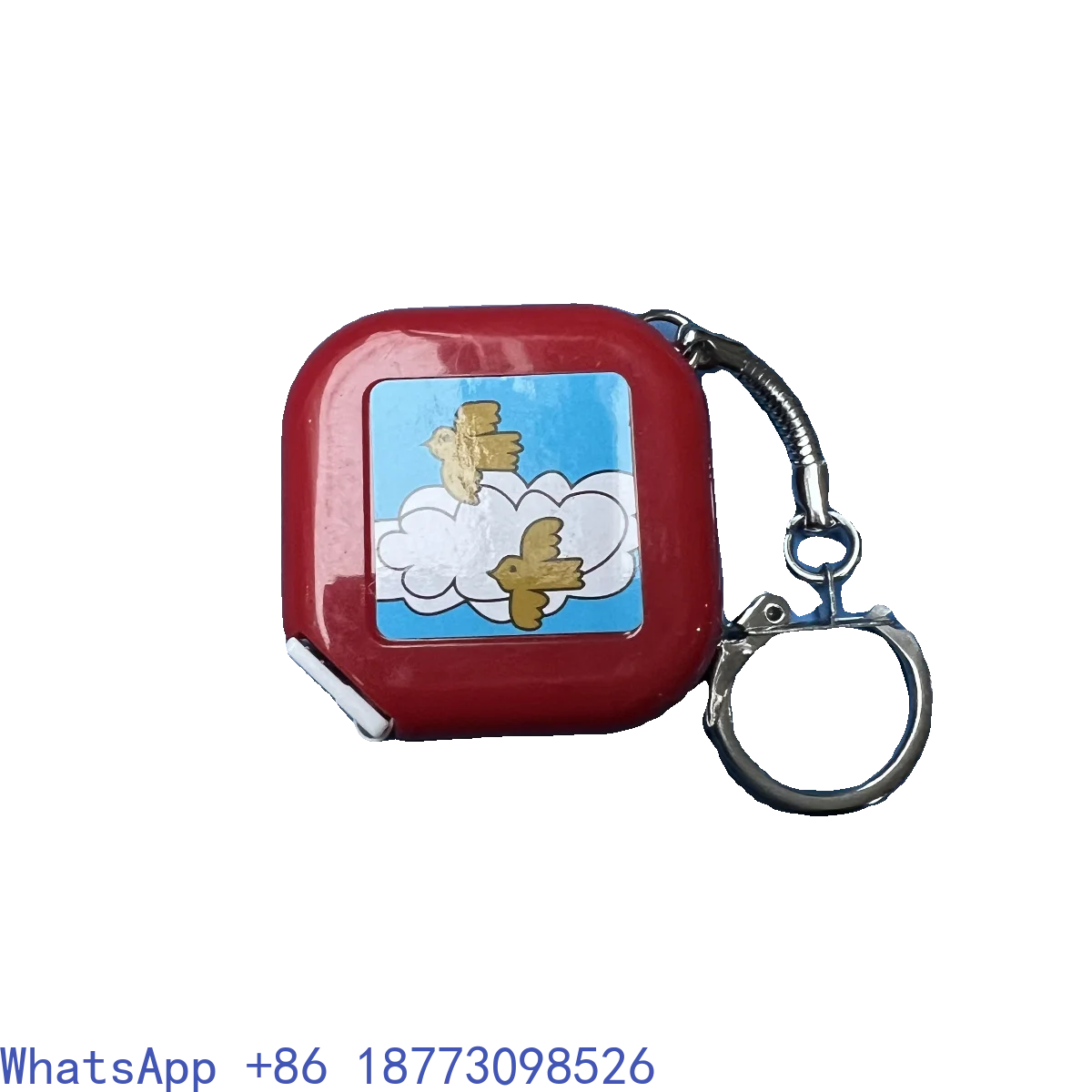 Bird Mini Tape Measure Keychain Tape Measure Convenient Slider Tape Measure 1m/1.5m，10PCS