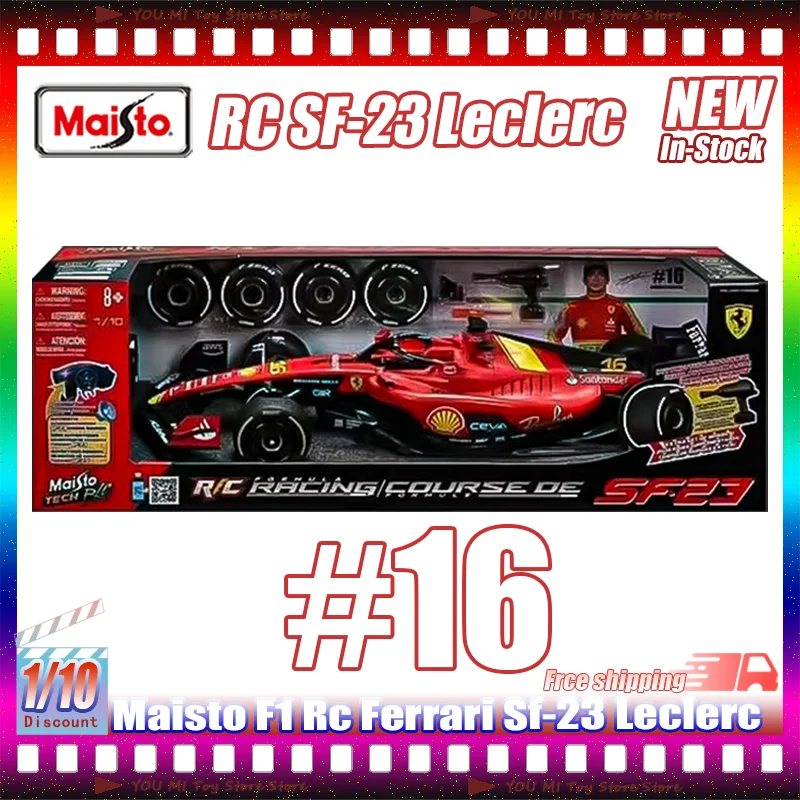 maisto-f1-масштаб-1-10-rc-red-bull-rb19-vestappen-miami-las-vegas-ferrari-sf23-leclerc-mclaren-mcl38-Имитационная-модель-игрушки-в-подарок