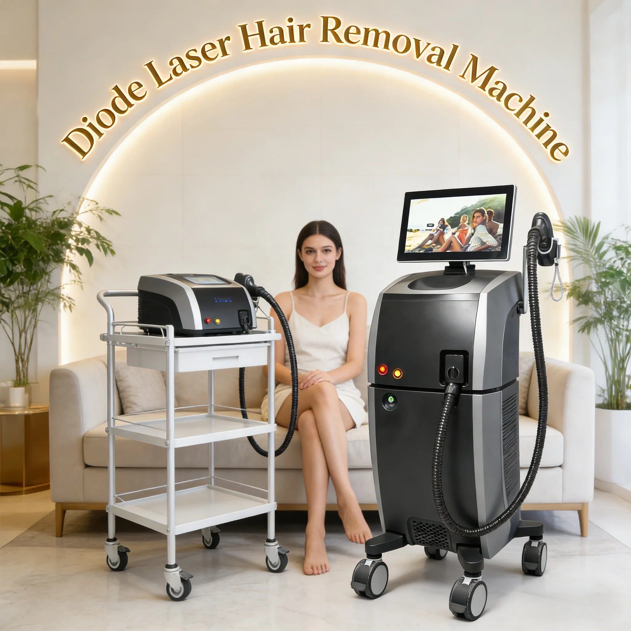 2026 Professional Best 3000W Laser Diode 808 Diode Laser Haire Remover 4 Wavelengths Diode Laser Hair Removal Machine Price