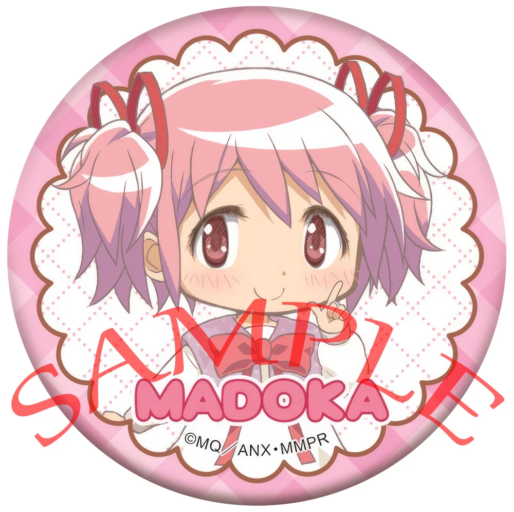 Anime Puella Magi Madoka Magica Cosplay Tomoe Mami Miki Sayaka Akemi Homura Kaname Madoka Cartoon Badge Christmas Gifts