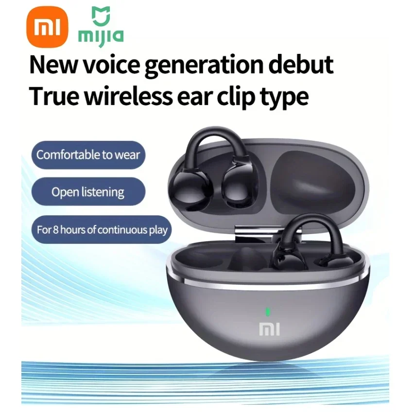 Earphone Nirkabel Xiaomi G126 dengan Konduksi Tulang Kualitas Suara Ketepatan Tinggi Baterai Tahan Lama Earphone Bluetooth Nirkabel