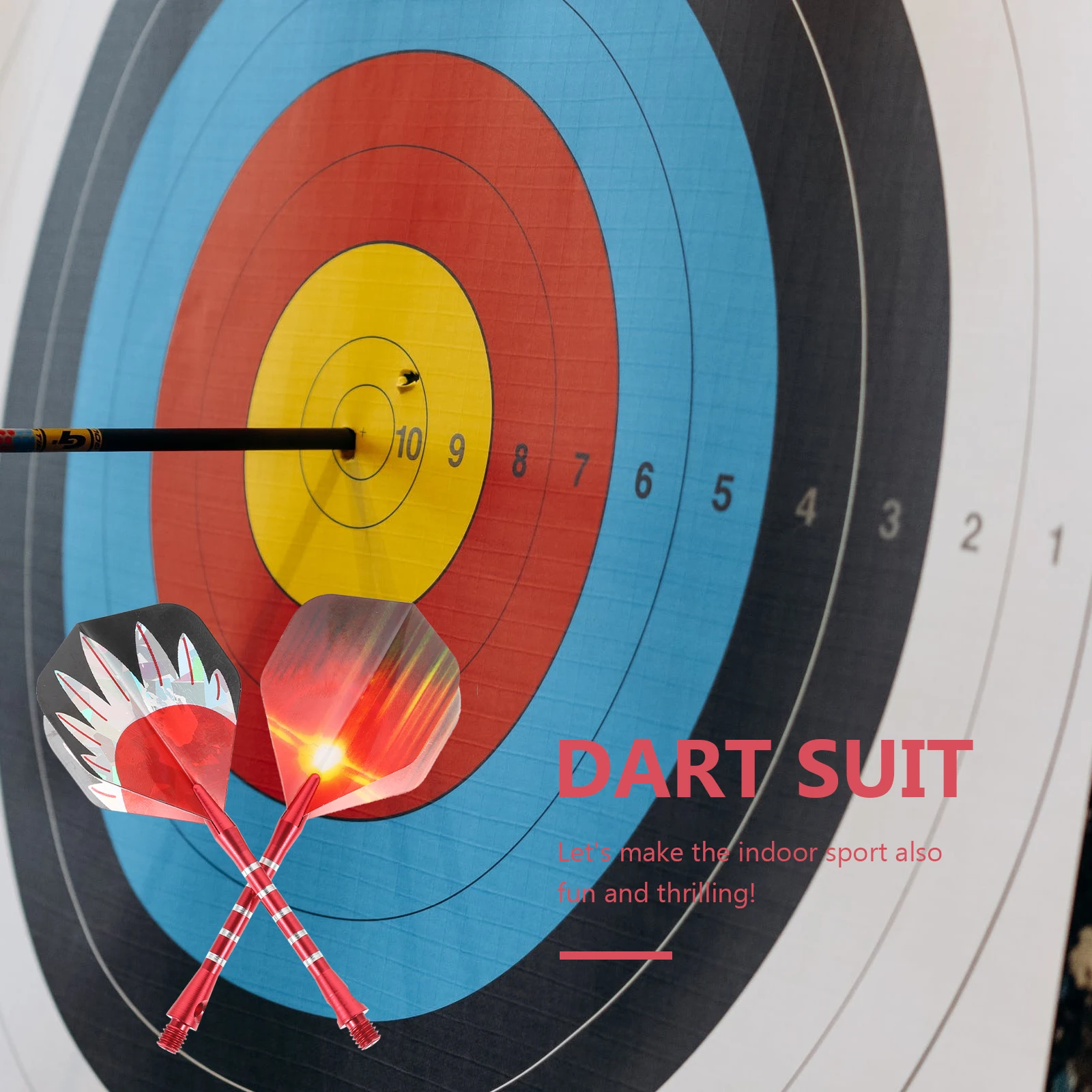 

18 set Metal Tip Set Aluminum Shafts Indoor Flights Alloy Throwing Non Slip Grip Rod Beginner Professional Sets Outdoor