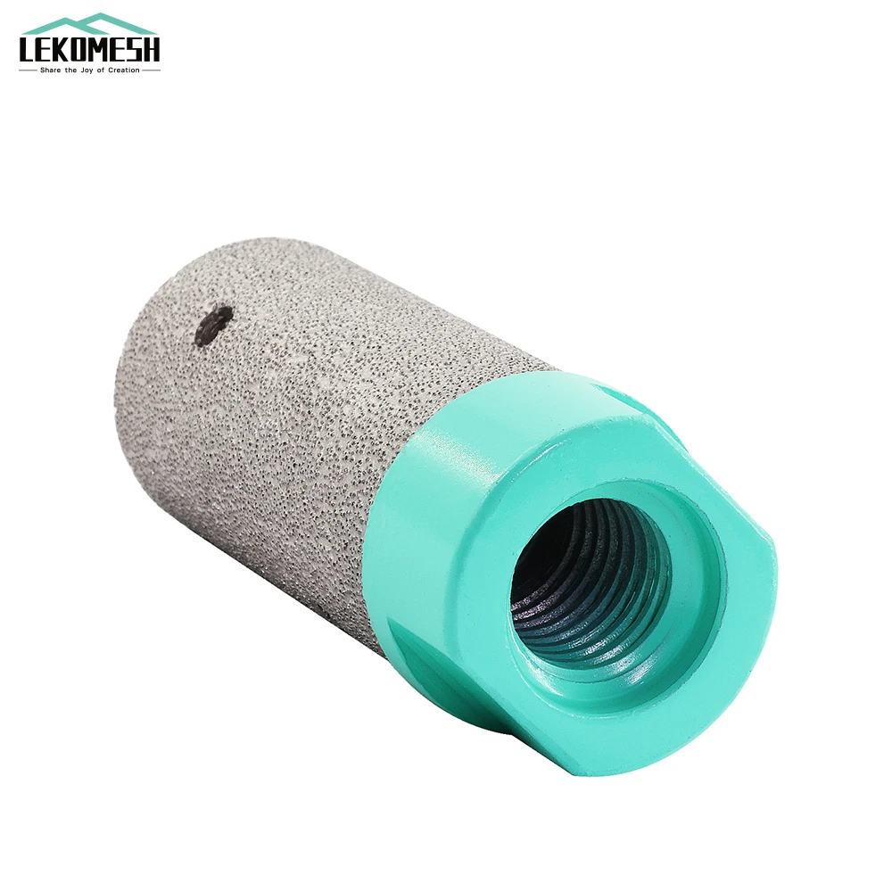 LEKOMESH 1pc Diamond Finger Bits Milling Bits Enlarge Grinding Holes Dia10/20/25/35mm For Tile Marble Granite M14 5/8-11 Thread