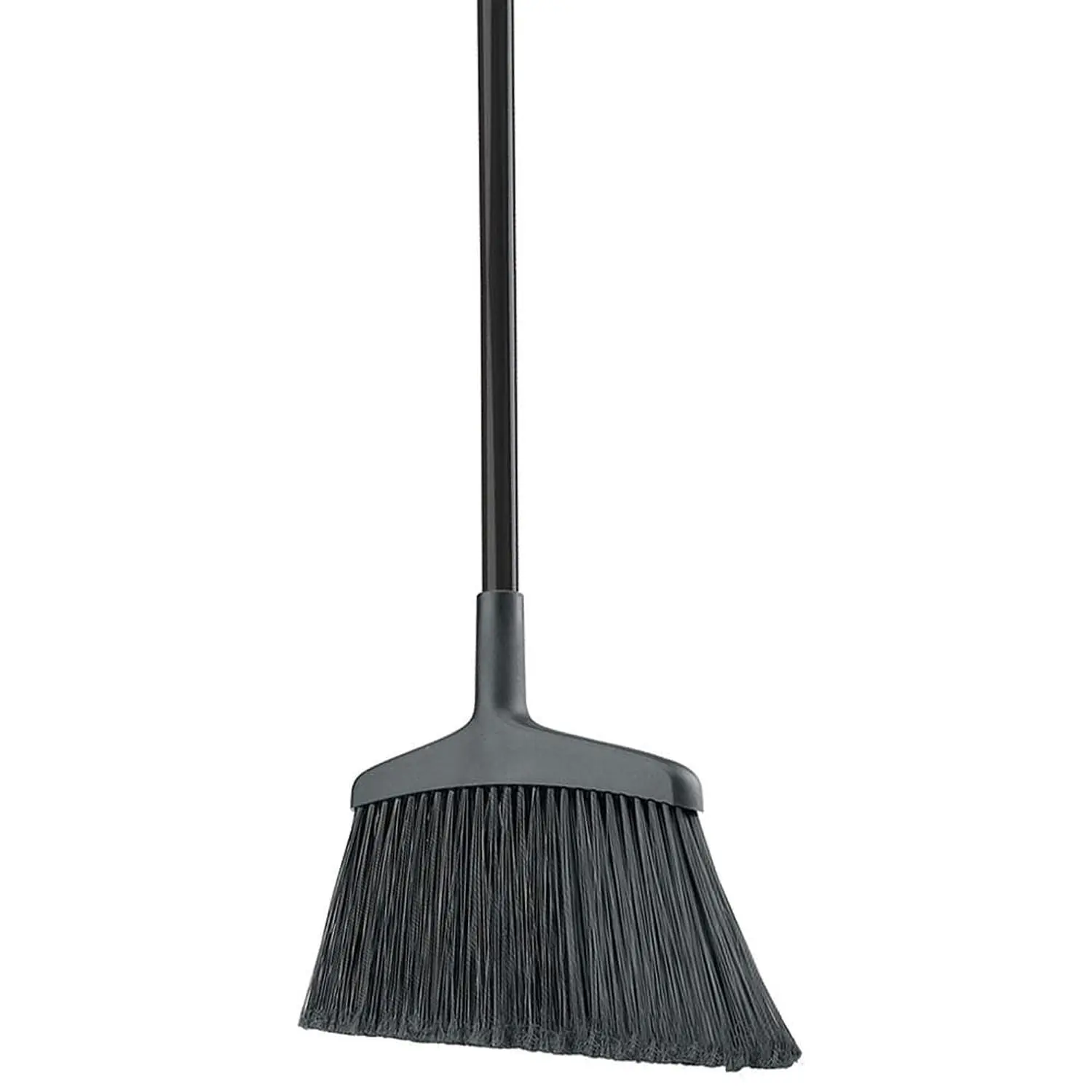 1115 Wide Commercial Angle Broom, Steel Handle, 15
