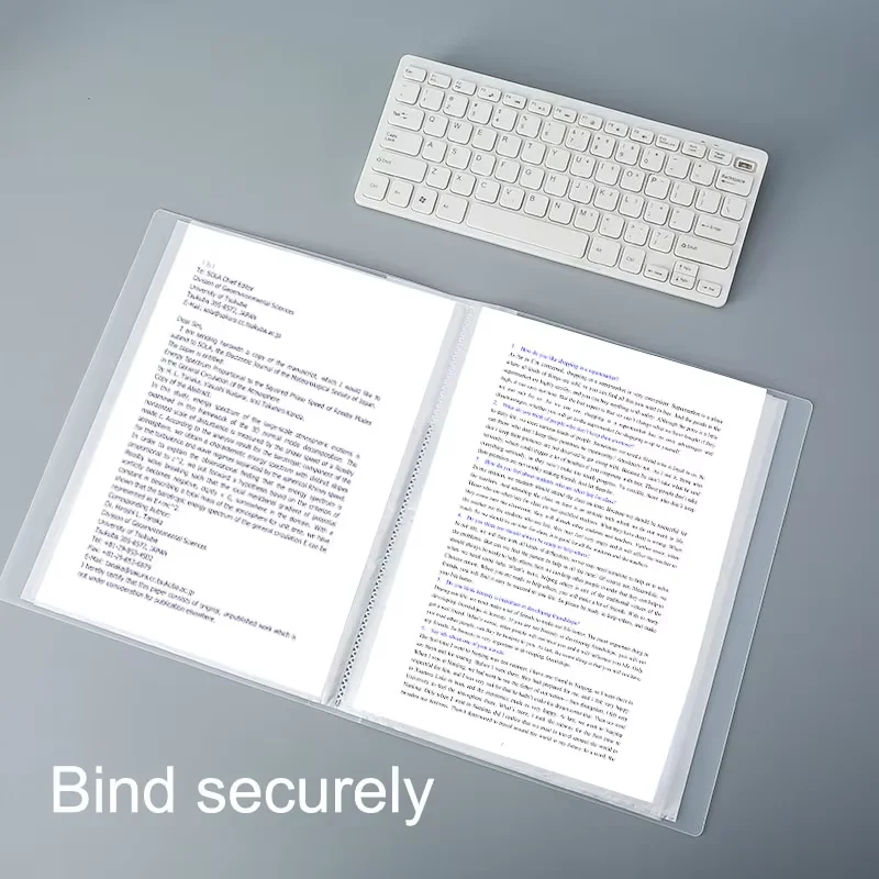 A4 Semi Transparent PP Brochure, Multiple Page Sizes To Choose From, Classified Insert Folder, Conference Document Organization,