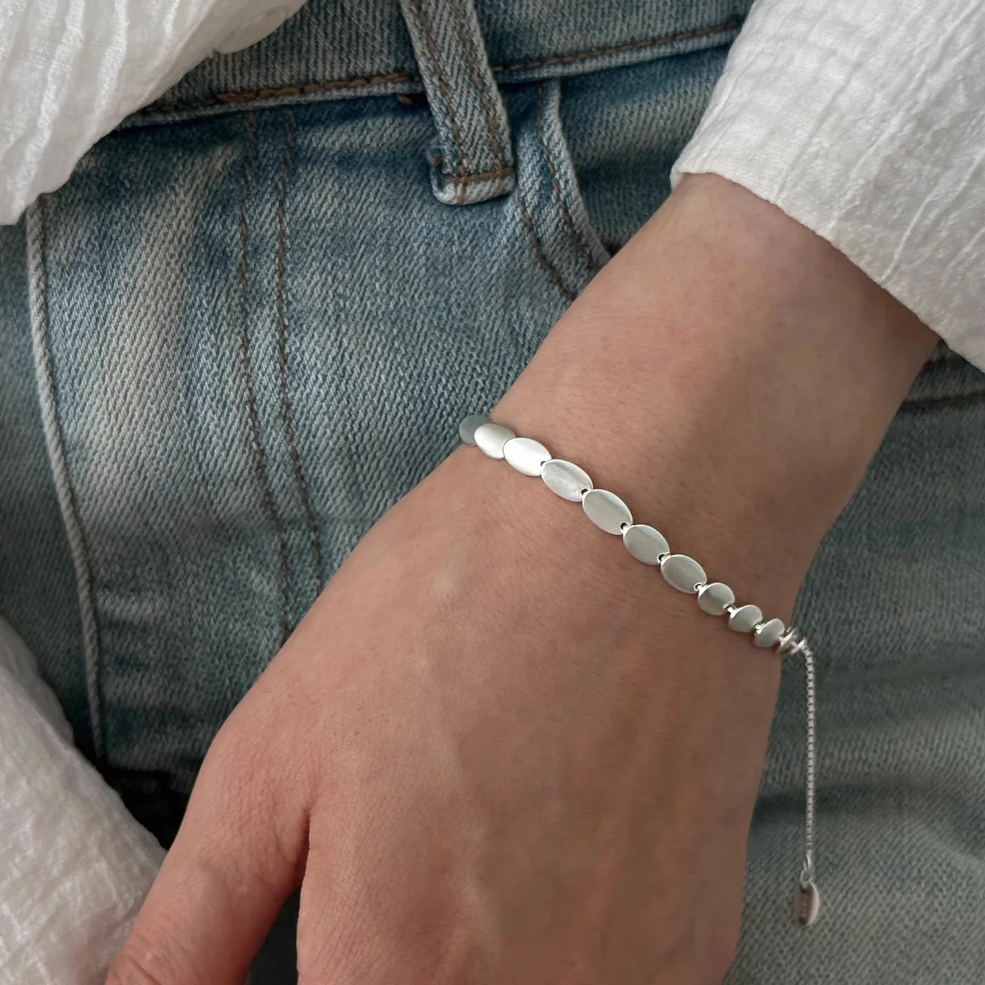 100% Solid 925 Sterling Silver Retro Bracelet for Women Men Vintage Handmade Shinning Balls Bracelet Birthday Gift