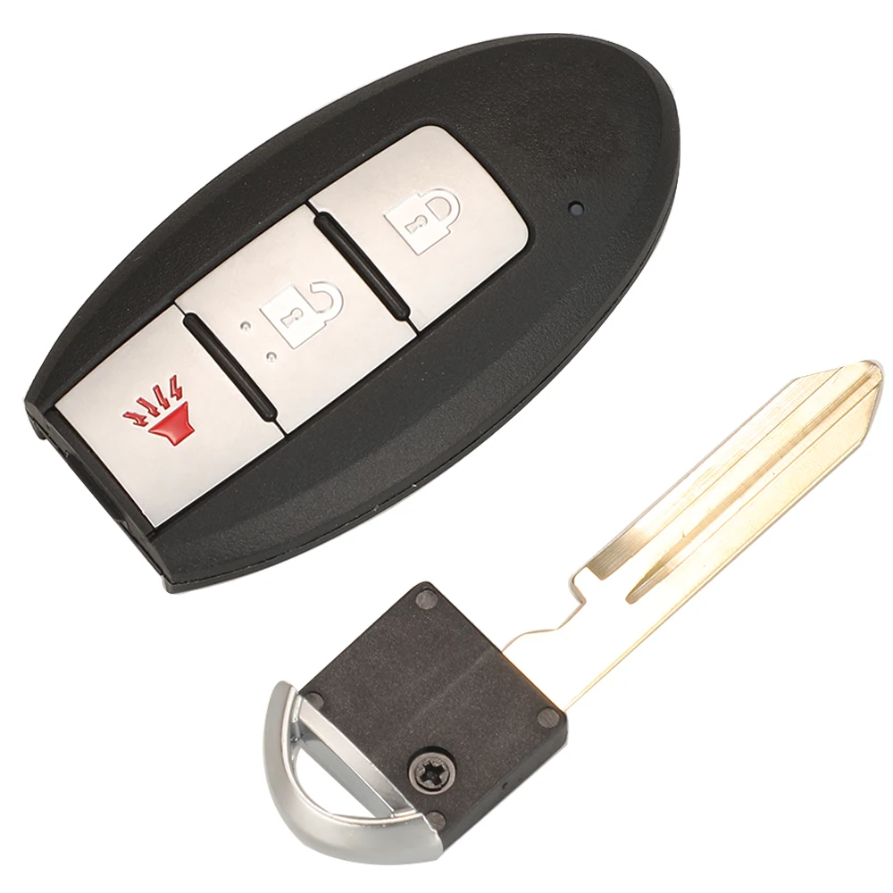 Jingyuqin 3 Button Smart Card Remote Car Key KR5TXN1 S180144502 433MHz Fsk 4A-PCF7938x Chip For Nissan Kicks S Rogue Sport