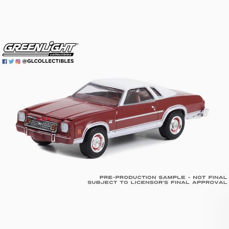 

GreenLight 1:64 1974, Chevelle Laguna S3, мускулистый автомобиль, модель автомобиля из сплава, статическое украшение, коллекционные предметы, подарочные игрушки