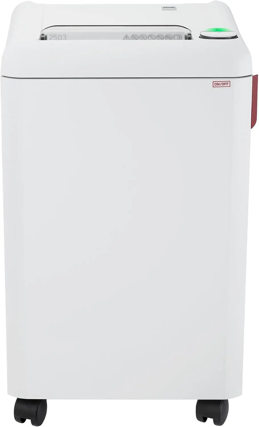 Strip-Cut Centralized Office Paper Shredder with Continuous Operation, 19-21 Sheet Capacity, 20-Gallon Bin, Shreds Staples and Paper Clips