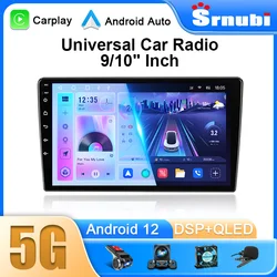 Android 12 Universal Car Radio for Nissan Kia Honda Toyota VW Multimedia Video Player 2Din Carplay GPS Navigaion 9/10