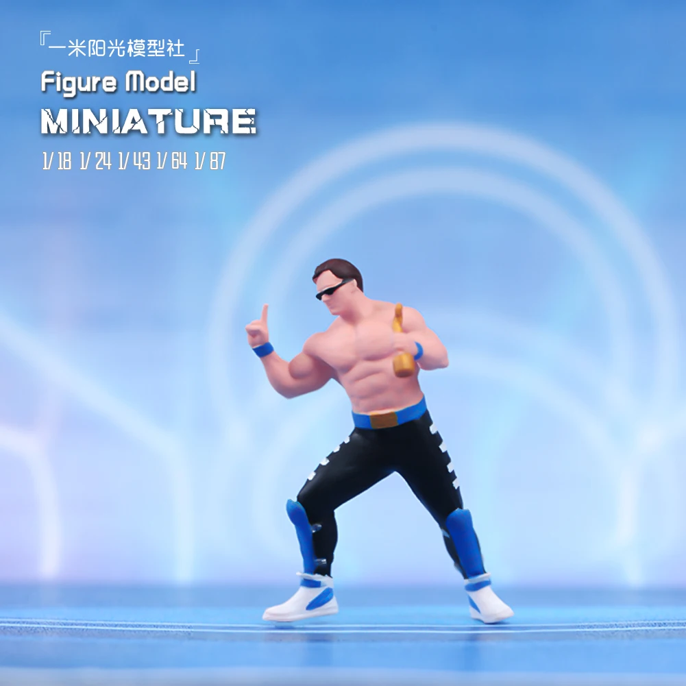 

1/87 1/64 1/43 1/24 1/18 Anime Characters Fighting Man Scene Figure Model Miniature Dolls Toy For Collection