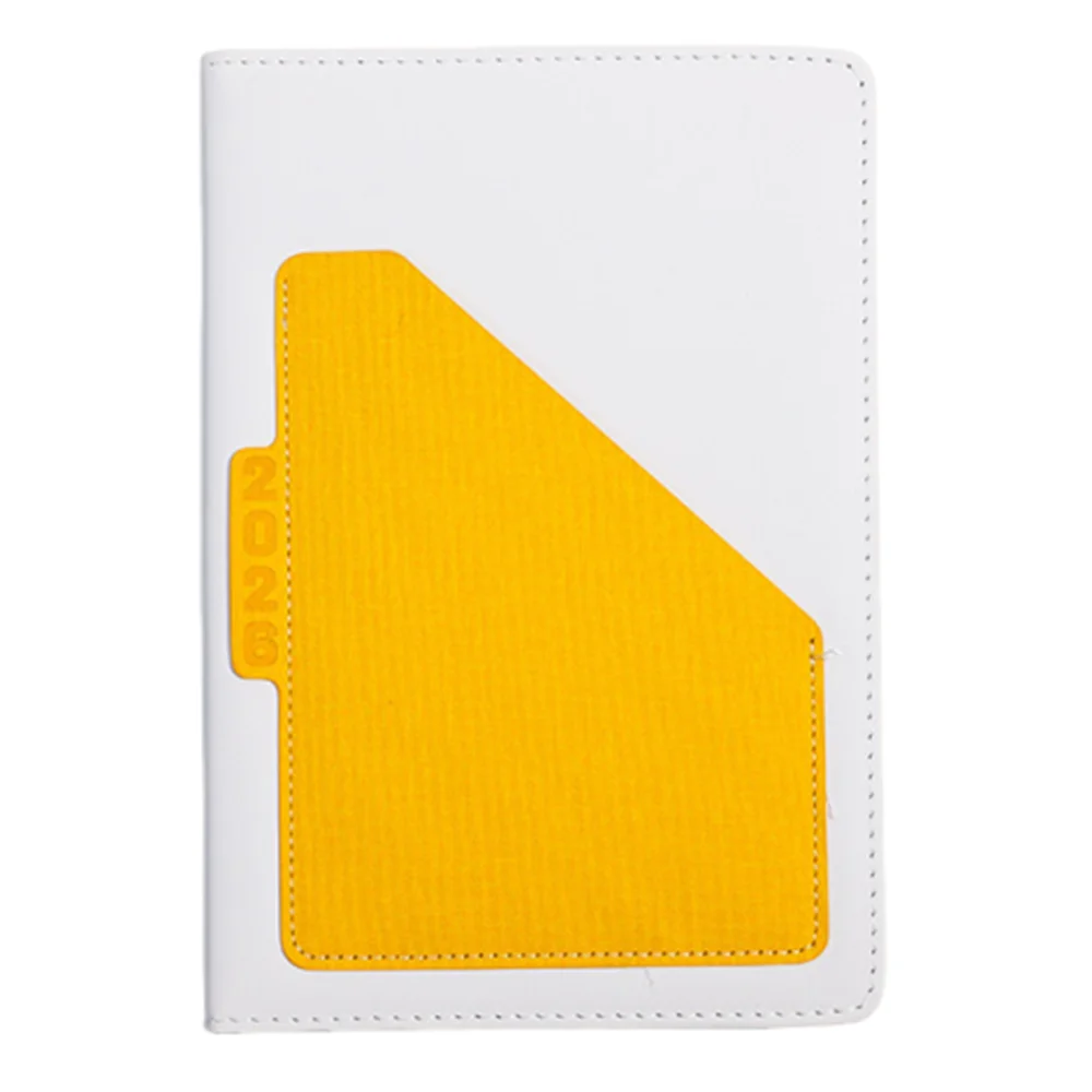 

English 2026 Schedule Planner Notepad Wear-resistant 12 Months A5 Agenda Planning Notebook Portable Simple Office Work Planner