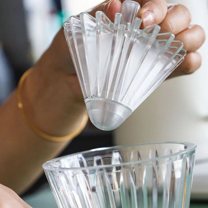 Hand-brewed Coffee Filter Cup Paper Presser Cone-shaped Mountain for V-shaped Origami Filter Cup Paper Dual-use Paperweight