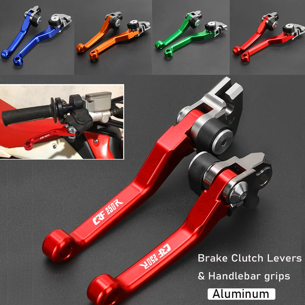 

2022 For HONDA CRF250R 2007-2021 2018 2017 2016 2015 2014 Dirt Bike Motocross Pivot Brake Clutch Levers Cable Lever Handle Grips