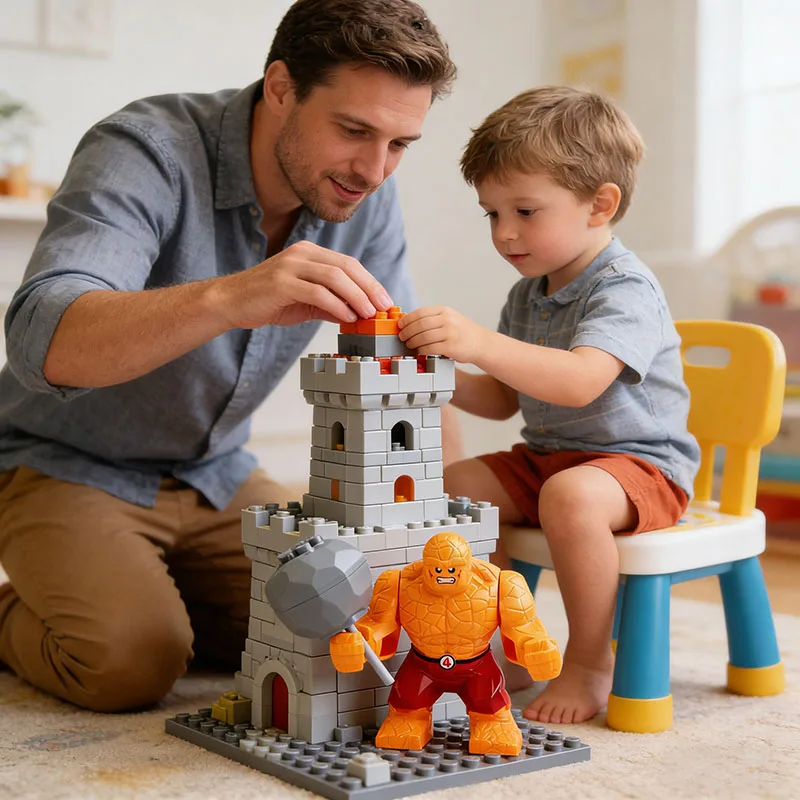 Marvel Avengers bouwstenen modelkit, superheld figuren cadeau voor volwassen jongens, Tos Hulk Iron Man Spider Man collectie speelgoed