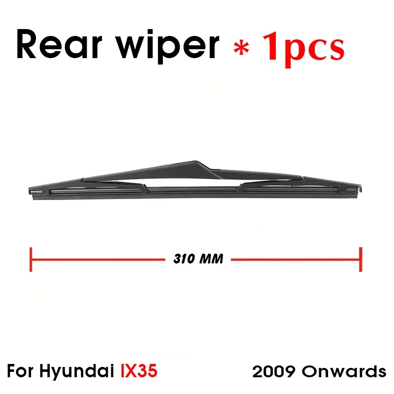 BEMOST Car Rear Windshield Wiper Arm Blades Brushes For Hyundai IX35 2009 Onwards Back Windscreen Auto Styling Accessories