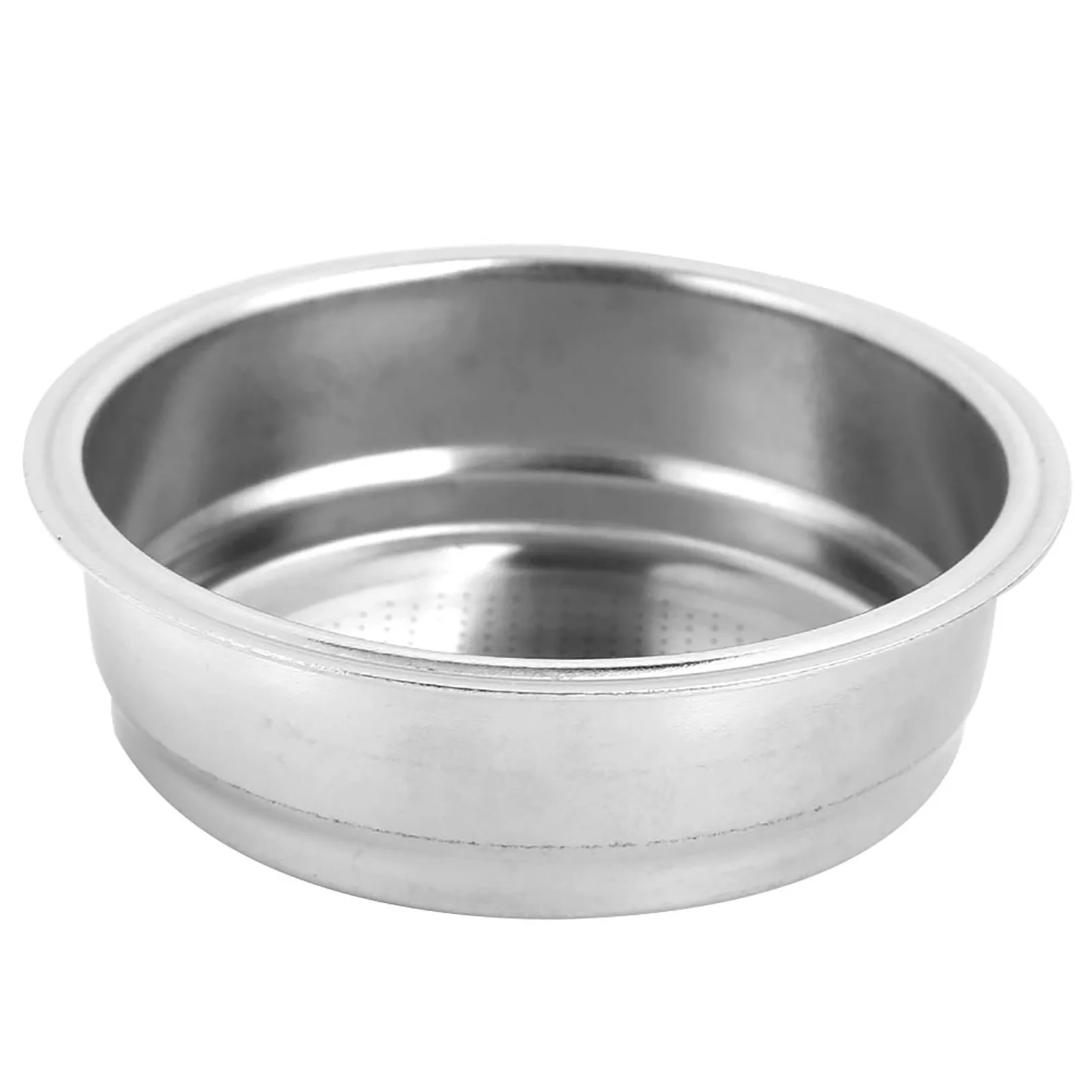 Coffee Machine Strainer Filter Strainer 51mm Single Layer Stainless Steel Coffee Machine Filter Strainer Bowl Fit for DeLonghi