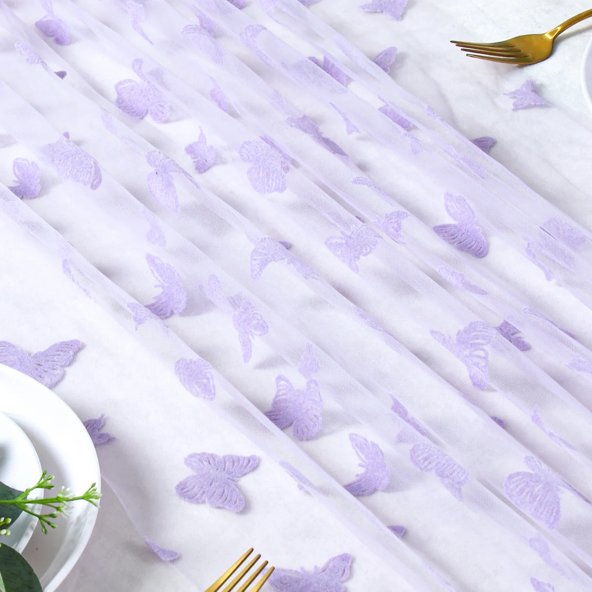 Butterfly Theme Birthday Table Runner Butterfly Birthday Decoration Mesh Table Runner Baby Shower Girl  Butterfly Party Supplies