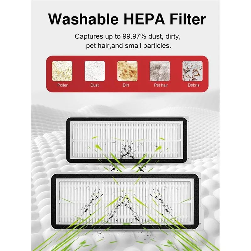 X11A Replacement Parts For Roborock Qrevo Maxv/Qrevo Pro/Qrevo S/Qrevo Plus Robot Vacuum Cleaner Parts