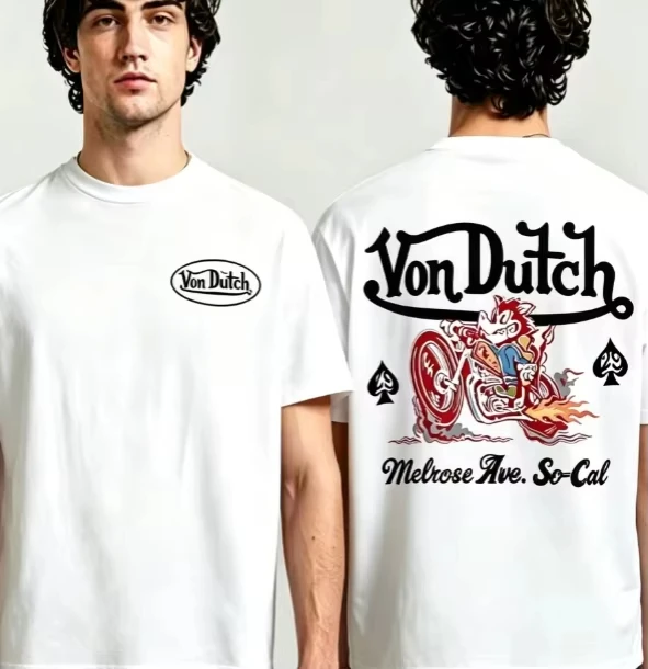 New Men Casual Round Neck Short Sleeve Pure Cotton T-Shirt Summer Vacation Top Funny Graphic Tees Y2K Street Wear