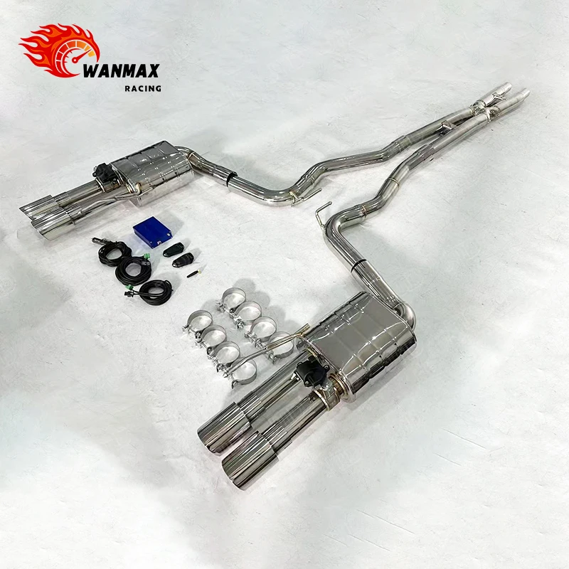 New Stock High Performance Valvetronic Stainless Steel Exhaust System for  GT S550 5.0L V8  Active Valve