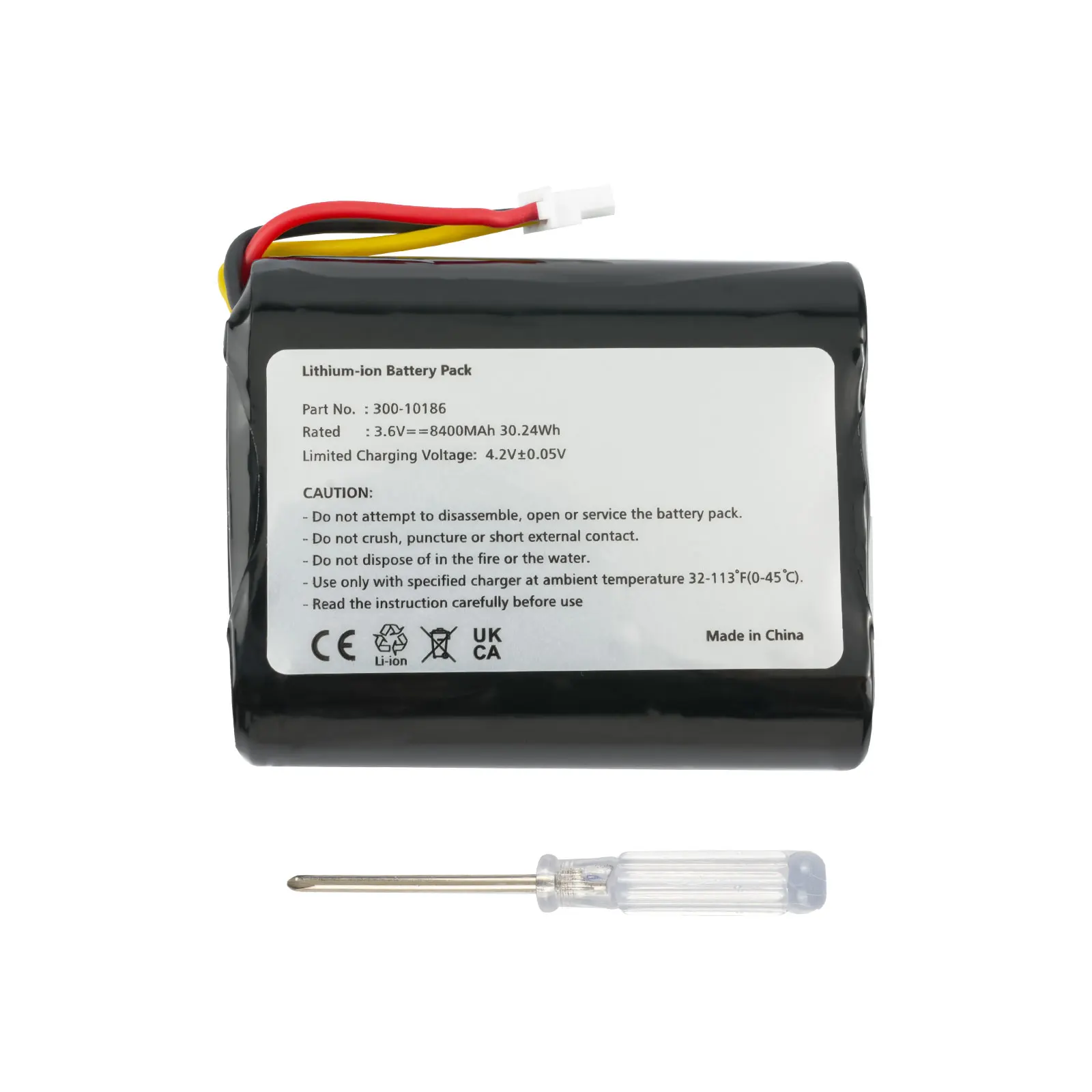 3.6V/8400Mah Replacement Battery 300-10186 for ADT Command ADT5AIO-1 ADT7AIO-1, Honeywell Pro 7 AIO5-2